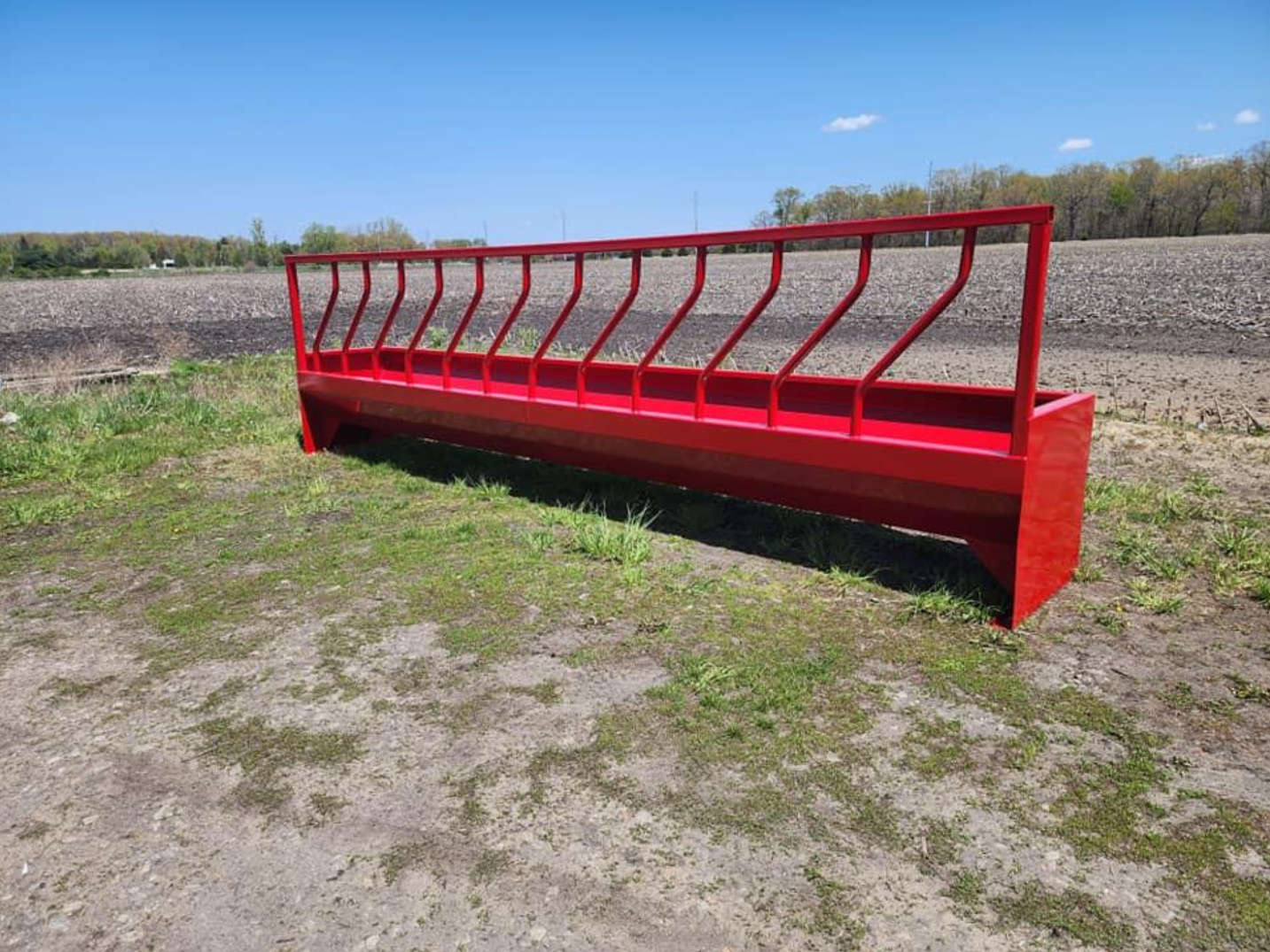 Fence Line Bunks For Feed