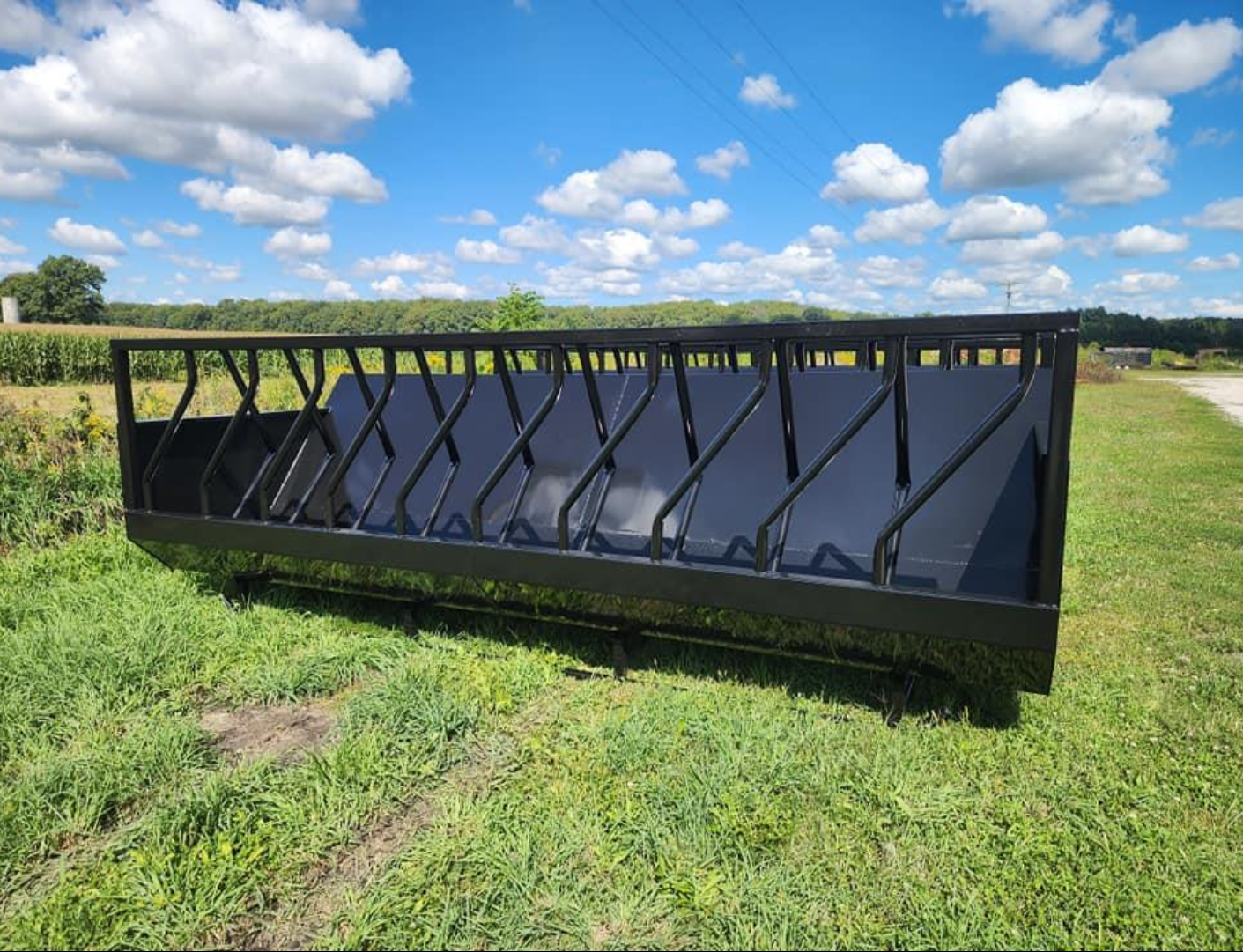 Fence Line Bale Feeder For Sale
